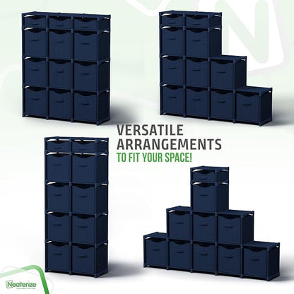 12 Cube Closet Organizers And Storage | Includes All Storage Cube Bins | Easy - Image 4