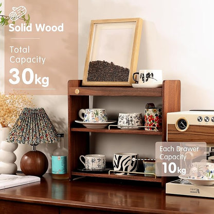 Coffee Mug Holder Wooden Cup Rack Mug Display Shelf Coffee Cup Holder - Image 3