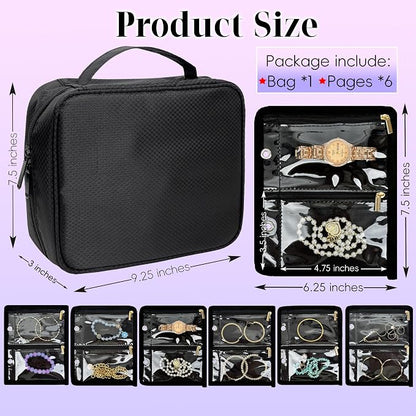 Travel Jewelry Organizer Case, Jewelry Bags - Image 3