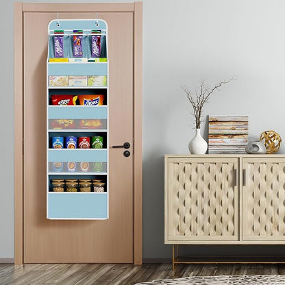 Univivi 5-Shelf Fabric Door Storage Over Door Hanging Organizer - Image 6