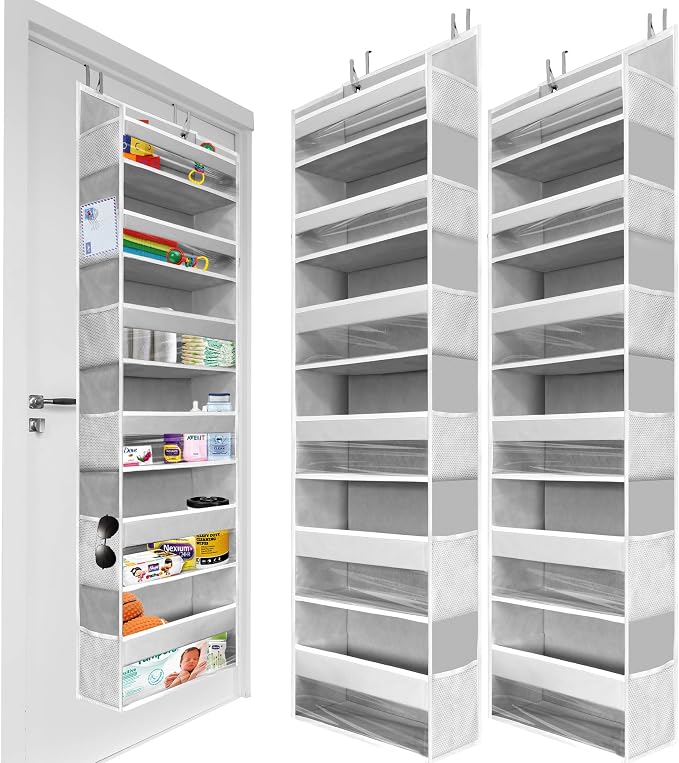 HOMELUX THEORY Over The Door Organizer Hanging by HomeluxTheory