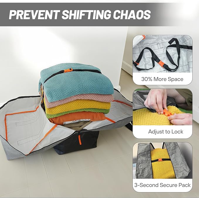2 Pack Moving Bags, Heavy Duty Storage Bags - Image 4