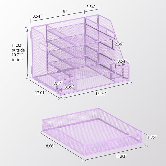 SUPEASY Mesh Desk Organizer - Image 4