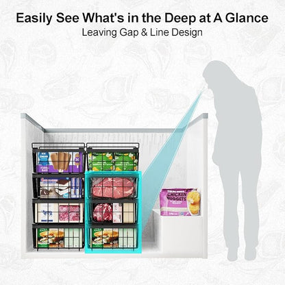 iSPECLE Chest Freezer Organizer Bins - Image 5