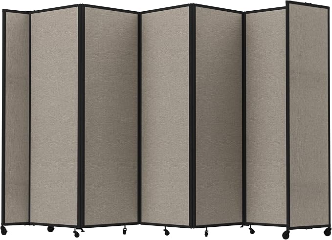 Versare Room Divider 360 Portable Wall Partition | Folding Panels | Large by VERSARE