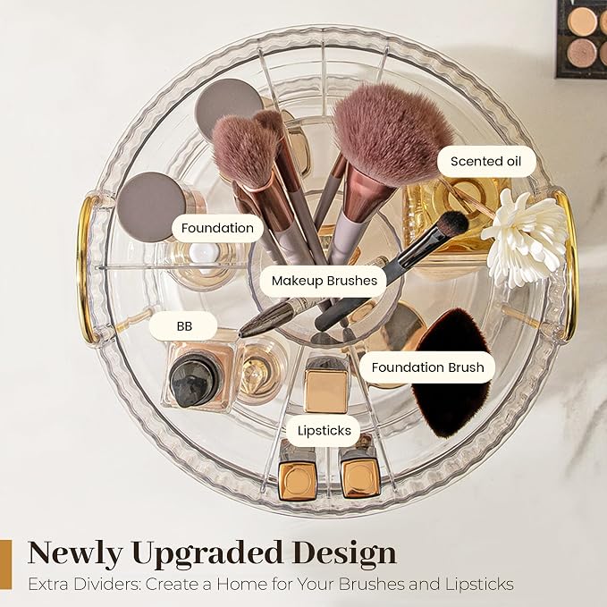 Aveniee 360 Rotating Makeup Organizer - Image 3