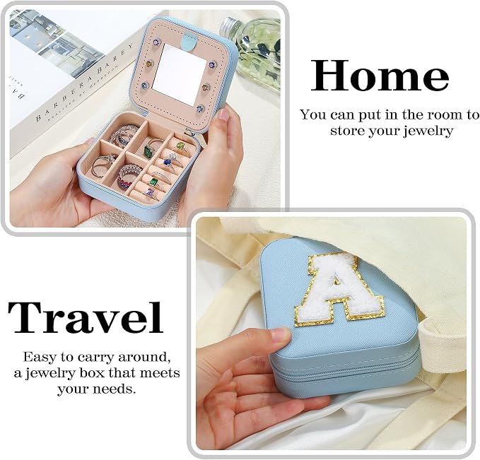 Parima Women's Jewelry Organizer | Necklace, Ring Organizer | Sky Blue - Image 4