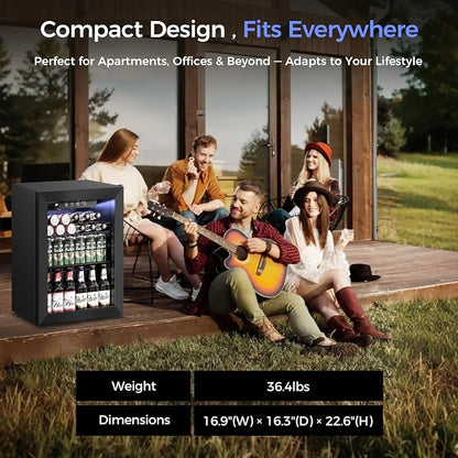 1.7 Cu.Ft Beverage Refrigerator Cooler - Image 4