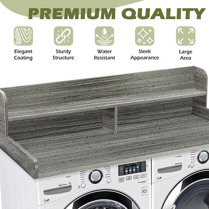 Royxen Laundry Countertop with Storage Universal Fit, Washer and Dryer - Image 5