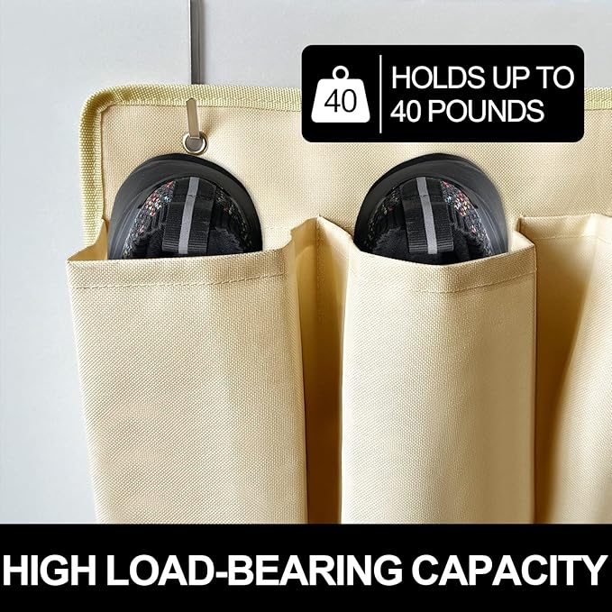 RV Shoe Pockets 10 Pockets Heavy Hanging Bedside Storage Organizer - Image 3