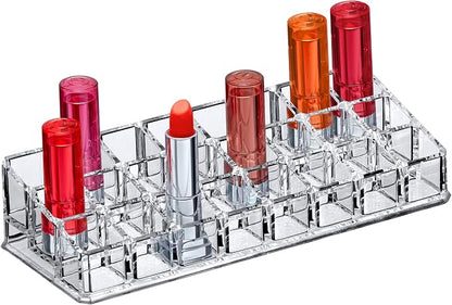 Amazing Abby - Glamour - 24-Slot Acrylic Lipstick Organizer, Lipstick Holder by AmazingAbby