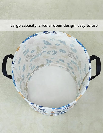 QUEENLALA Large Storage Basket, Laundry Hamper/Bathroom/Home Decor/Collapsible - Image 6