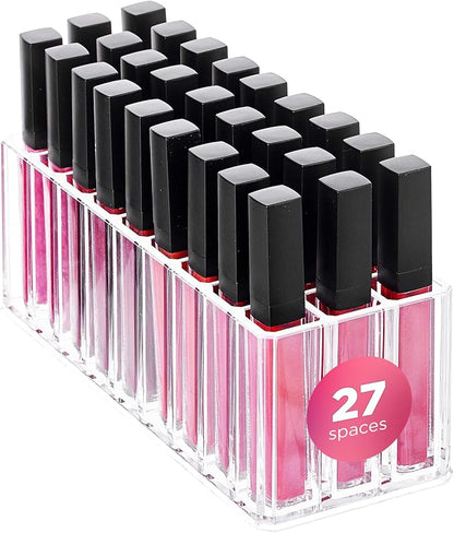 FAJ Eyeshadow Palette Lipgloss Organizers, Acrylic Makeup Holder by FAJ