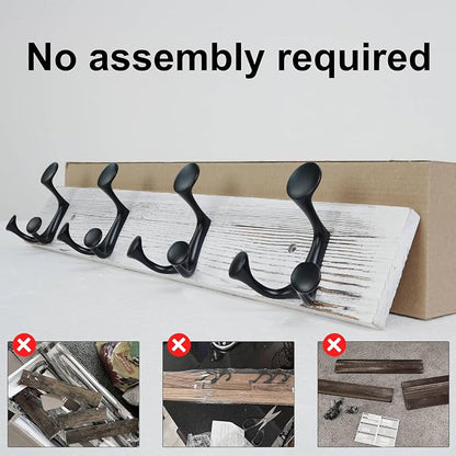 SKOLOO 24-Inch Wood Coat Rack Wall Mount - Image 5