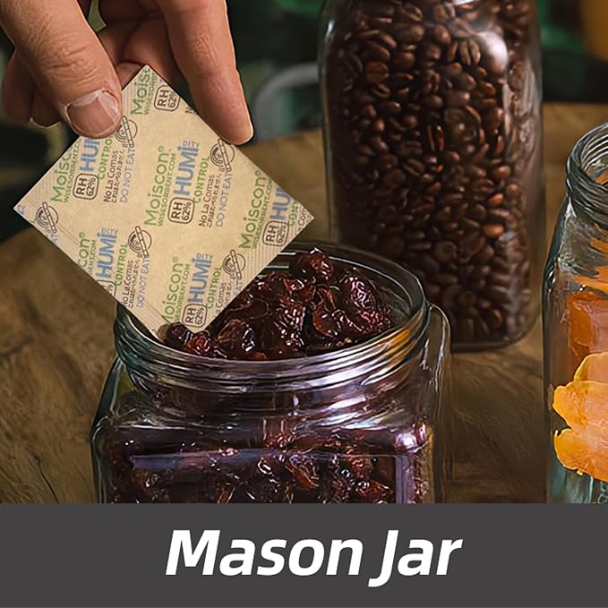 62% Size 8 Two-Way Humidity Control Packs, 120 Pack 8 Gram - Image 5