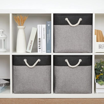Bidtakay Fabric Cube Storage Bins - Image 2