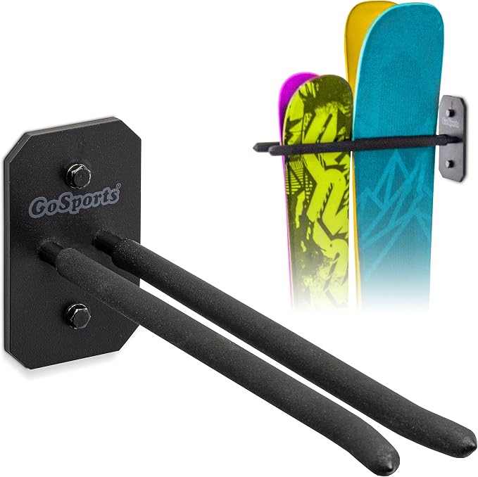 GoSports Wall Mounted Ski and Snowboard Storage Rack by GoSports