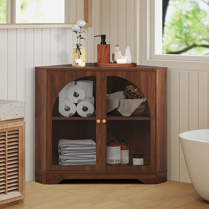 Mid-Century Floor Coner Storage Cabinet, Living Room, Coofee Bar - Image 9
