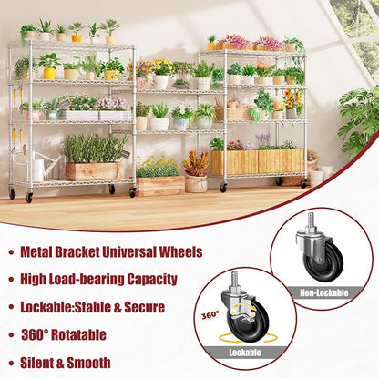 PrimeZone 5 Tier 48" Wx24''Dx81''H Wire Shelving - Image 8