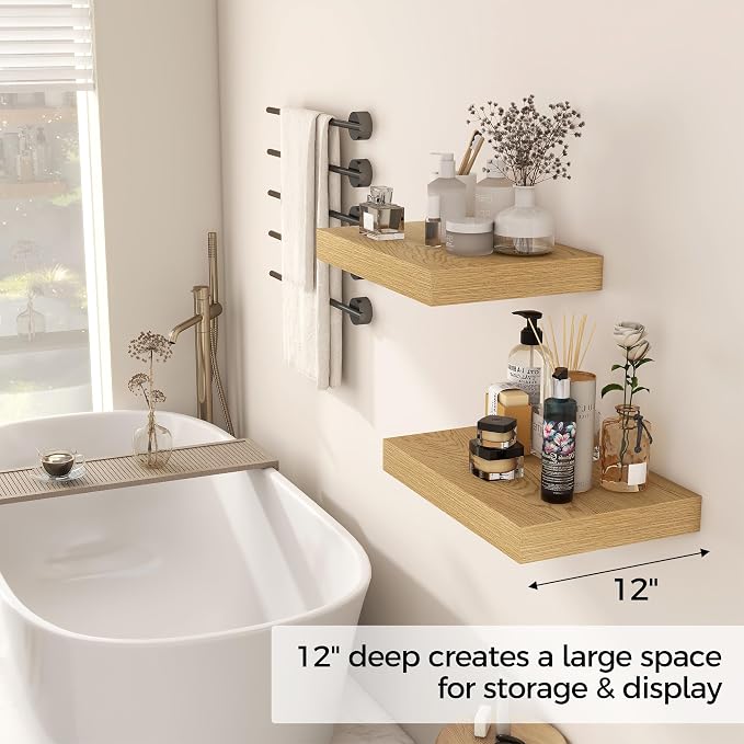 12 Inch Deep Floating Shelves, 16 x 12 Floating Shelf - Image 4
