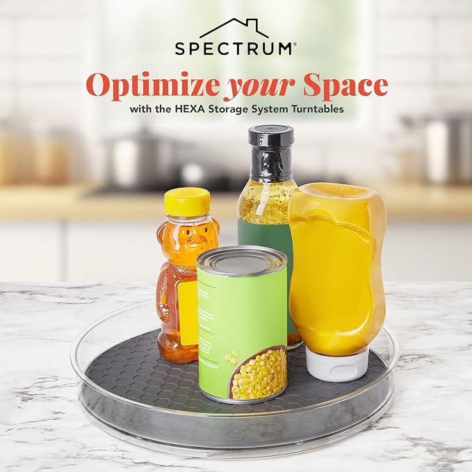 Spectrum Large Lazy Susan Organizer 11 in - Image 2