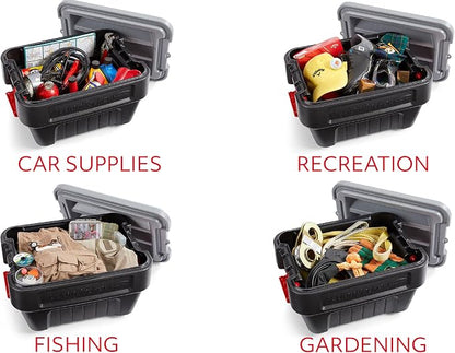 Rubbermaid® ActionPacker® 8 Gal Lockable Storage Box Pack of 4, Industrial - Image 8
