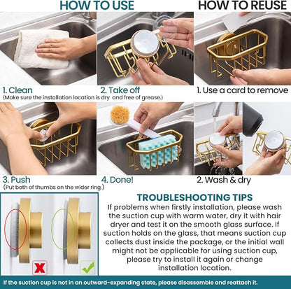 TAILI Sponge Holder for Kitchen Sink - Image 7