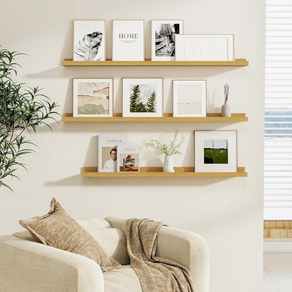 Fun Memories Picture Ledge Shelf, Floating Shelves Set of 4, 36 Inch Picture - Image 5
