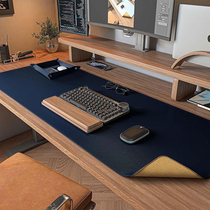 DAWNTREES Dual Sided Desk Mat, Leather Desk Pad, Cork Desk Mat Protector by PremiumDeskPadatDawnTrees