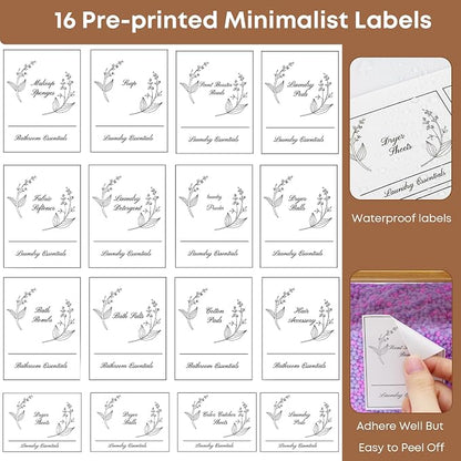 4 Pack Clear Laundry Pods Container & Dryer Sheet Holder, Plastic Square - Image 6