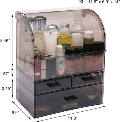 MOOCHI Professional Large Cosmetic Makeup Organizer Bathroom Storage Display - Image 4
