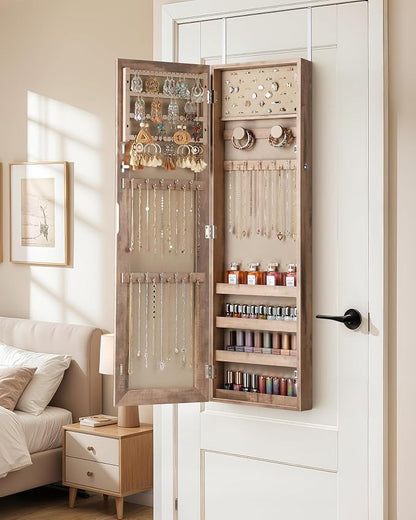 Nicetree Mirror Jewelry Cabinet, Jewelry Armoire - Image 4