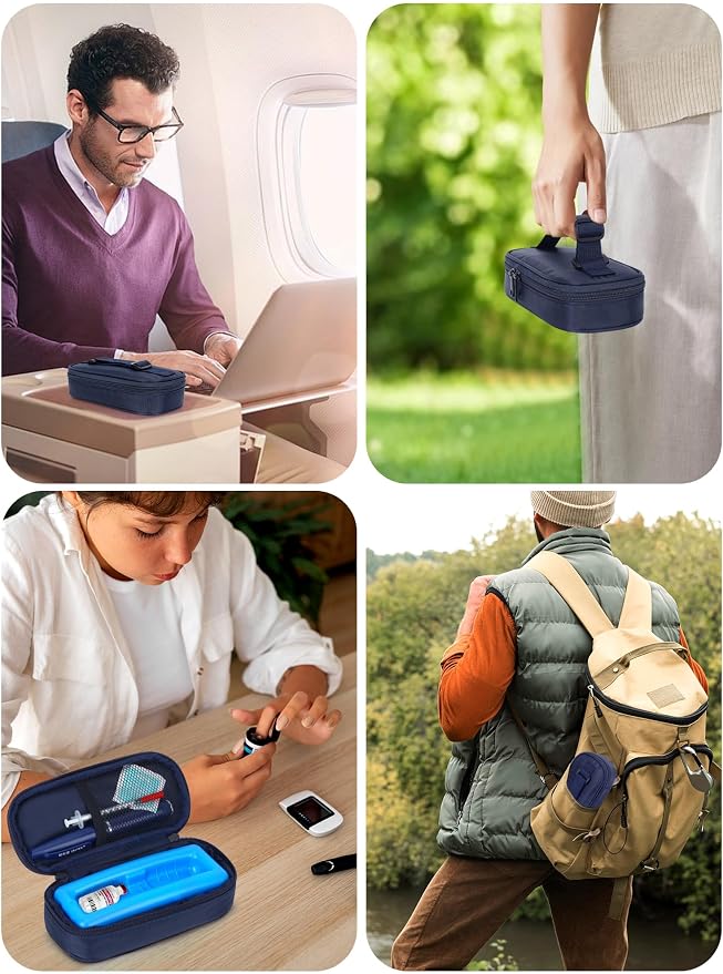 Insulin Vial Cooler Travel Case – Diabetic Travel Case TSA Approved, Medicine - Image 7