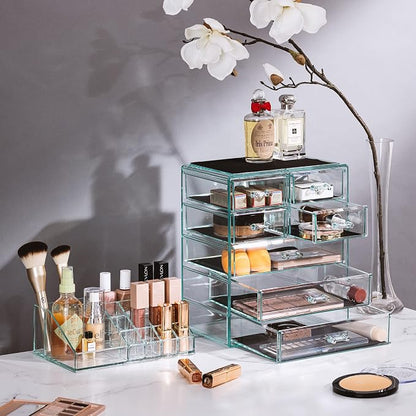 Sorbus Clear Cosmetic Makeup Organizer - Image 3