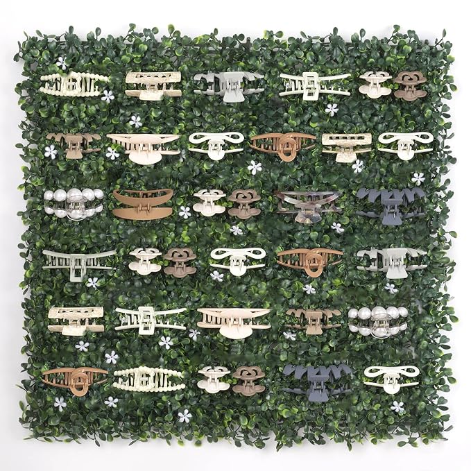 SNOWSTAR Green Grass Claw Clip Organizer Holder, Claw Clip Holder and Storage by WelcometoSNOWSTAR