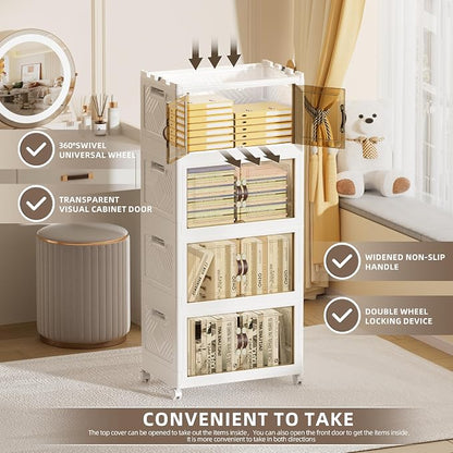 200 QT / 50 Gal Rolling Foldable Storage Cabinet - Image 6