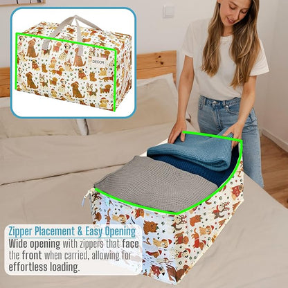 VENO 4 Pack Moving Bags and Large Christmas Decoration Storage Bins - Image 4
