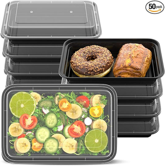 28oz Meal Prep Containers, Reusable Bento Box by Unknown