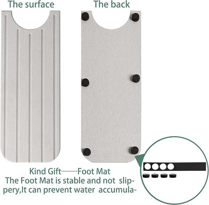 20inch x 4inch Kitchen Sink Faucet Mat, Water Absorbing Stone Faucet Splash - Image 8