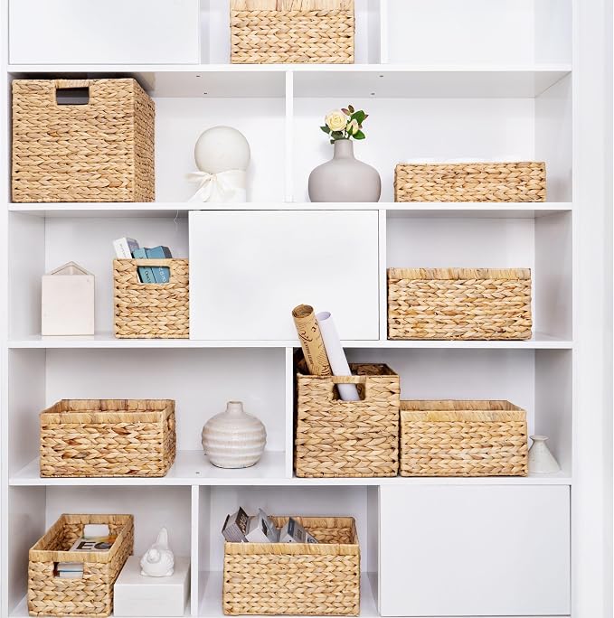 Set of 3 Wicker Toilet Paper Holders – Toilet Tank Basket, Back of Toilet Basket - Image 9