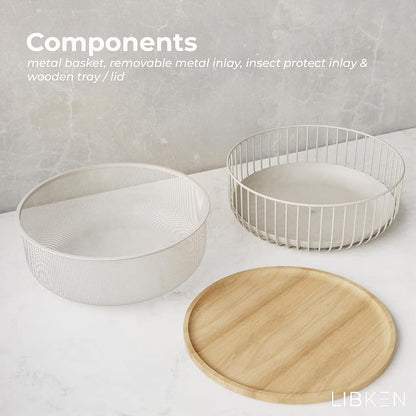 Metal Wire Mesh Fruit Baskets - Image 4