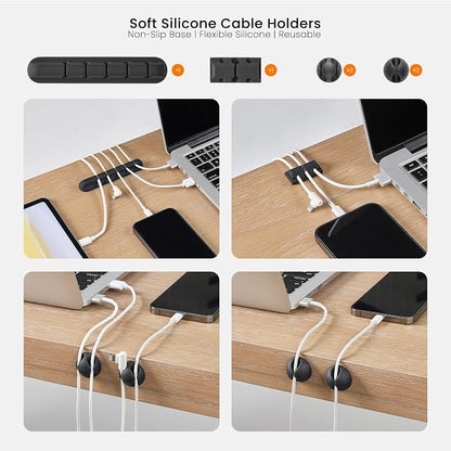 EUREKA ERGONOMIC Cable Management Organizer Kit Cable Raceways 316 PCS - Image 5