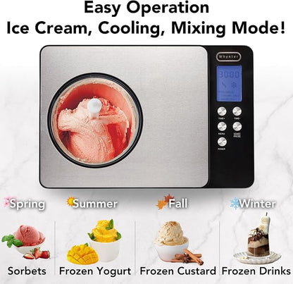 Whynter Ice Cream Maker Machine Automatic 2.1 Qt. - Image 4