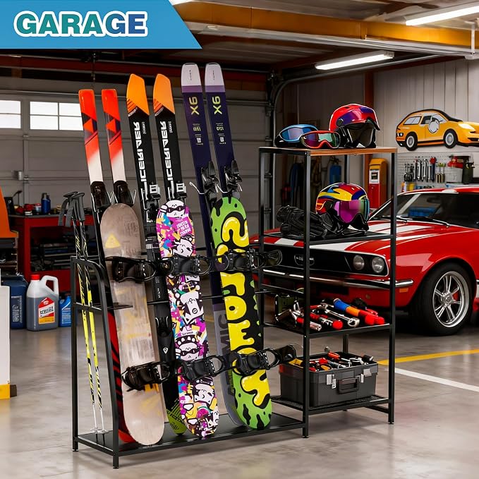 Ski-Snowboard Storage Rack Holder - Image 6