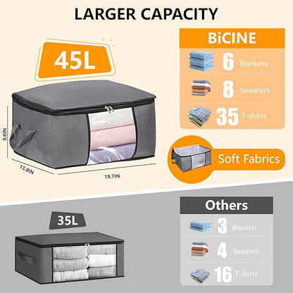 10 Pack Clothes Storage Bags - Image 3