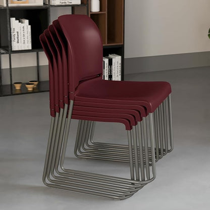 Flash Furniture HERCULES Series 880 lb. Capacity Burgundy Full Back Contoured - Image 6