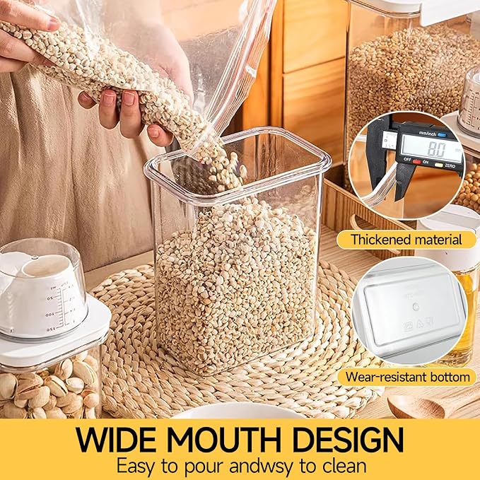 Cereal Container，Rice Storage Dispenser-Airtight Food Storage Organizers - Image 5