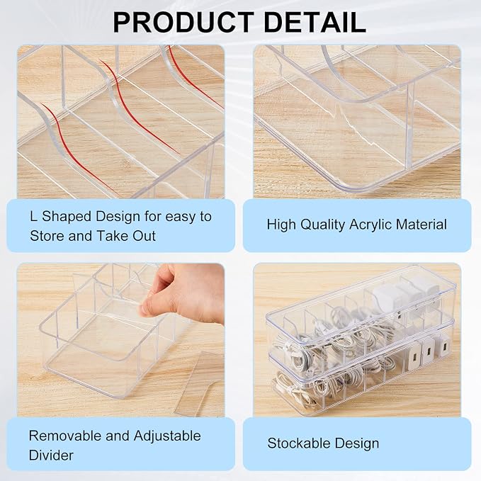 Tatuo 6 Pcs Cable Organizer Box - Image 3