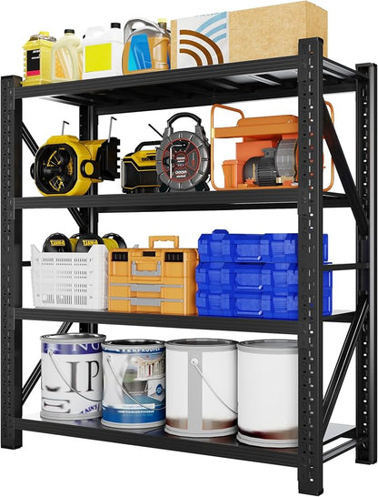 4000LBS Garage Shelving 48" W Garage Shelving Heavy Duty 4-Tier Metal Storage by Unknown
