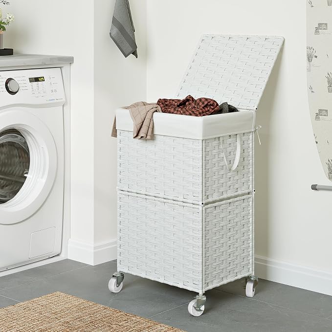 Chrislley 90L Slim Laundry Hamper - Image 2